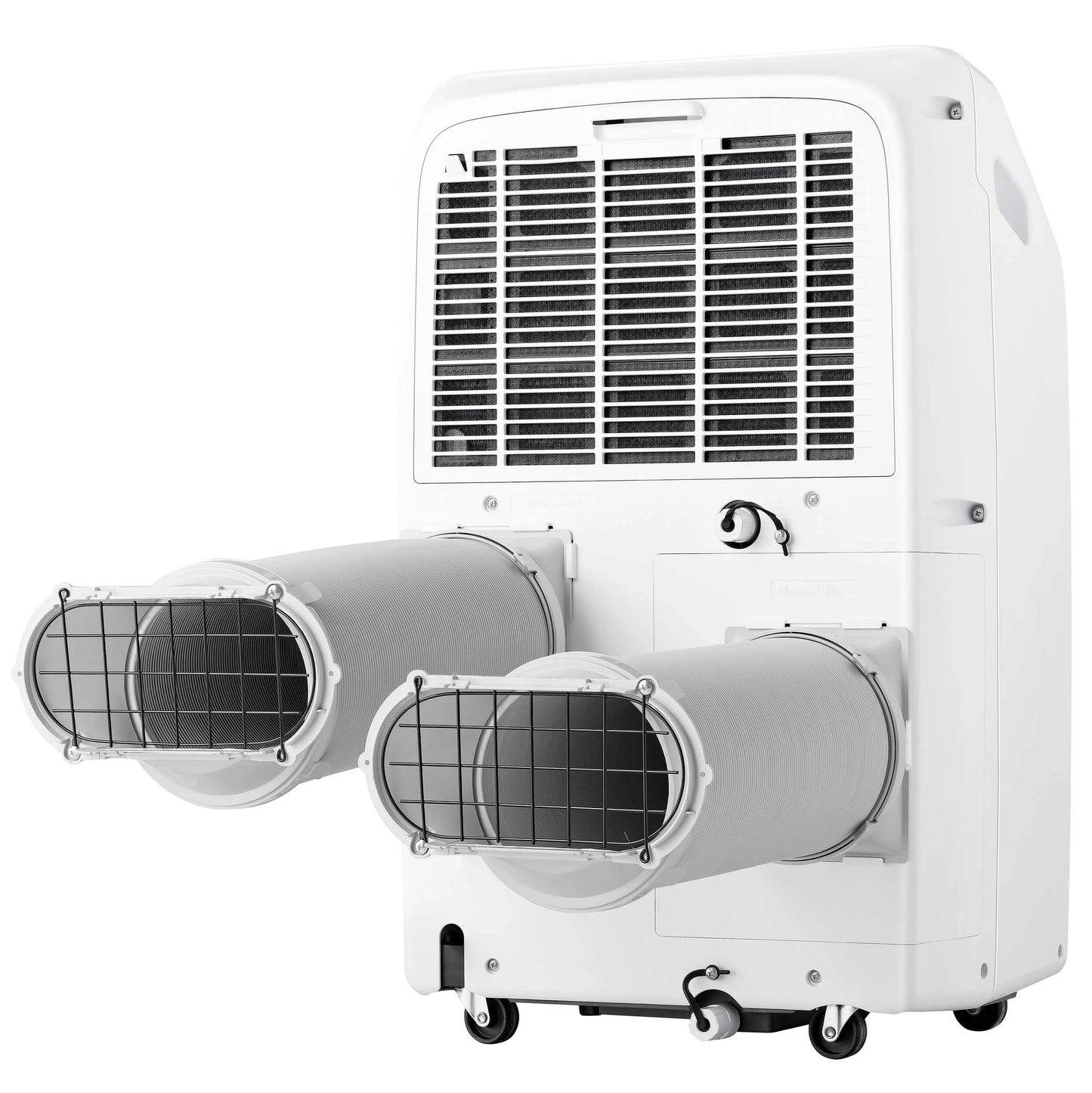 8000-BTU DOE (115-Volt) White Vented Portable Air Conditioner with Remote Cools 550-sq FT