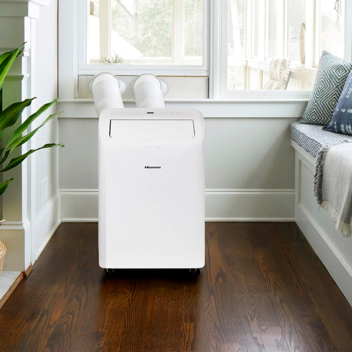 8,000 BTU Portable Air Conditioner with Dual Hose and Inverter