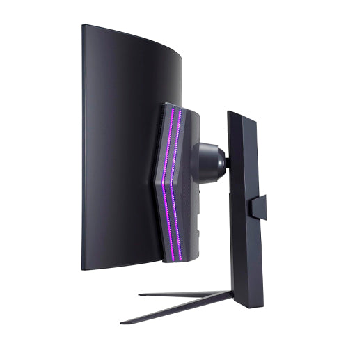 45" OLED Curved WQHD 240Hz 0.03ms FreeSync and NVIDIA G-Sync Compatible Gaming Monitor with HDR10 - Black