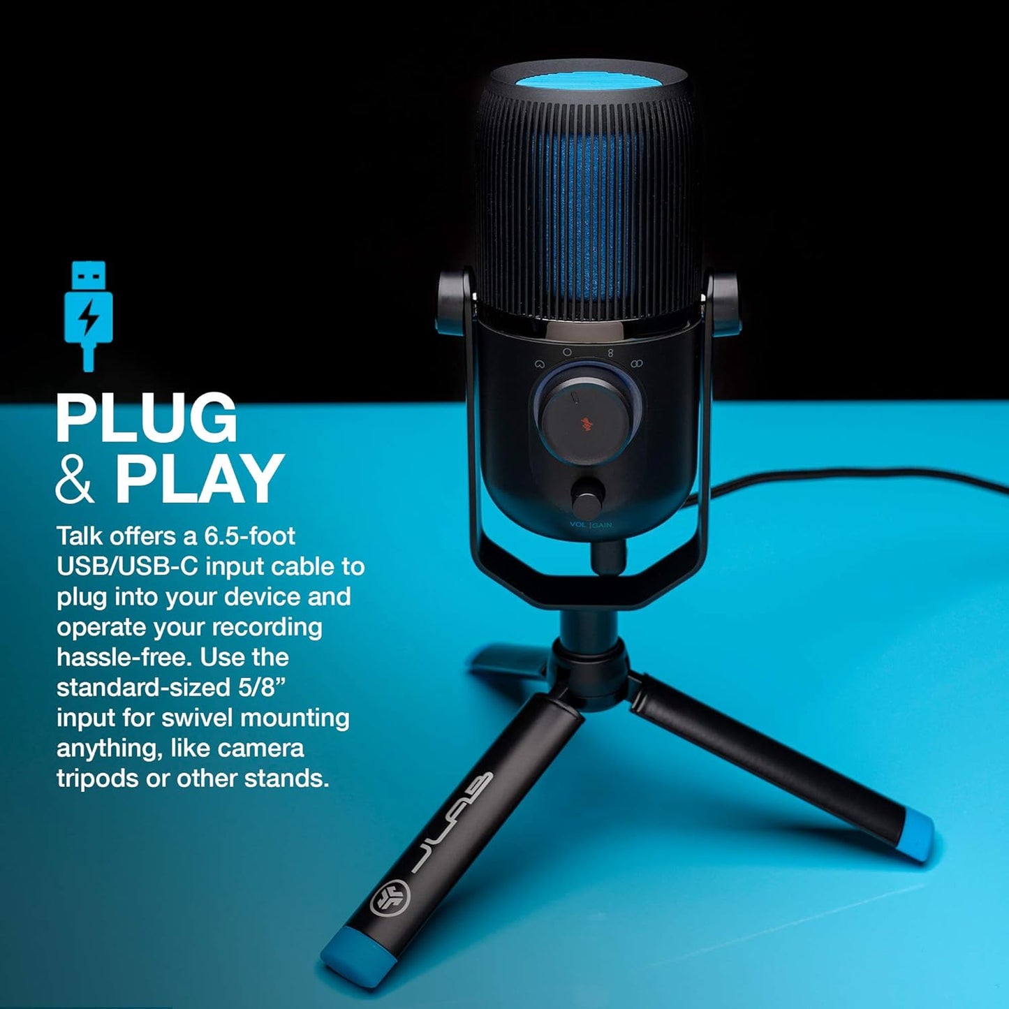 Talk USB Microphone - Black