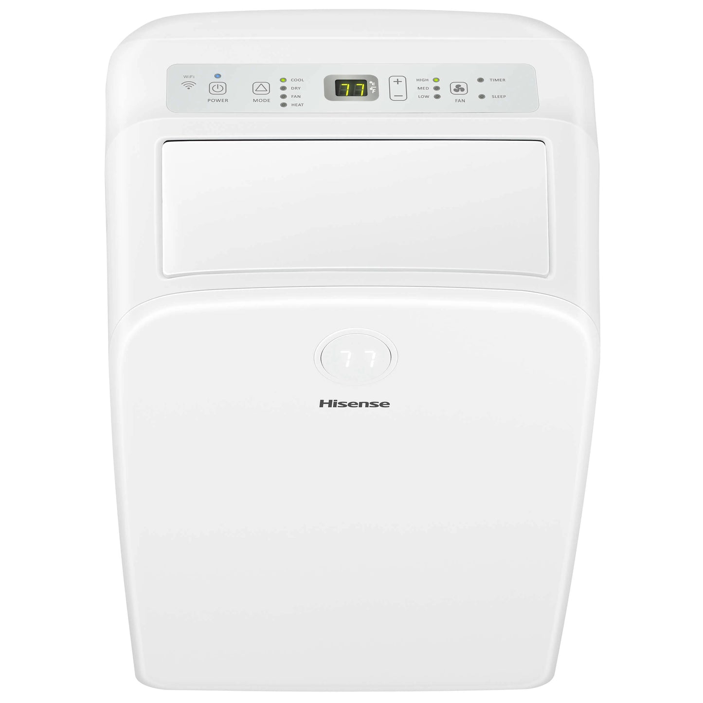 8000-BTU DOE (115-Volt) White Vented Portable Air Conditioner with Remote Cools 550-sq FT