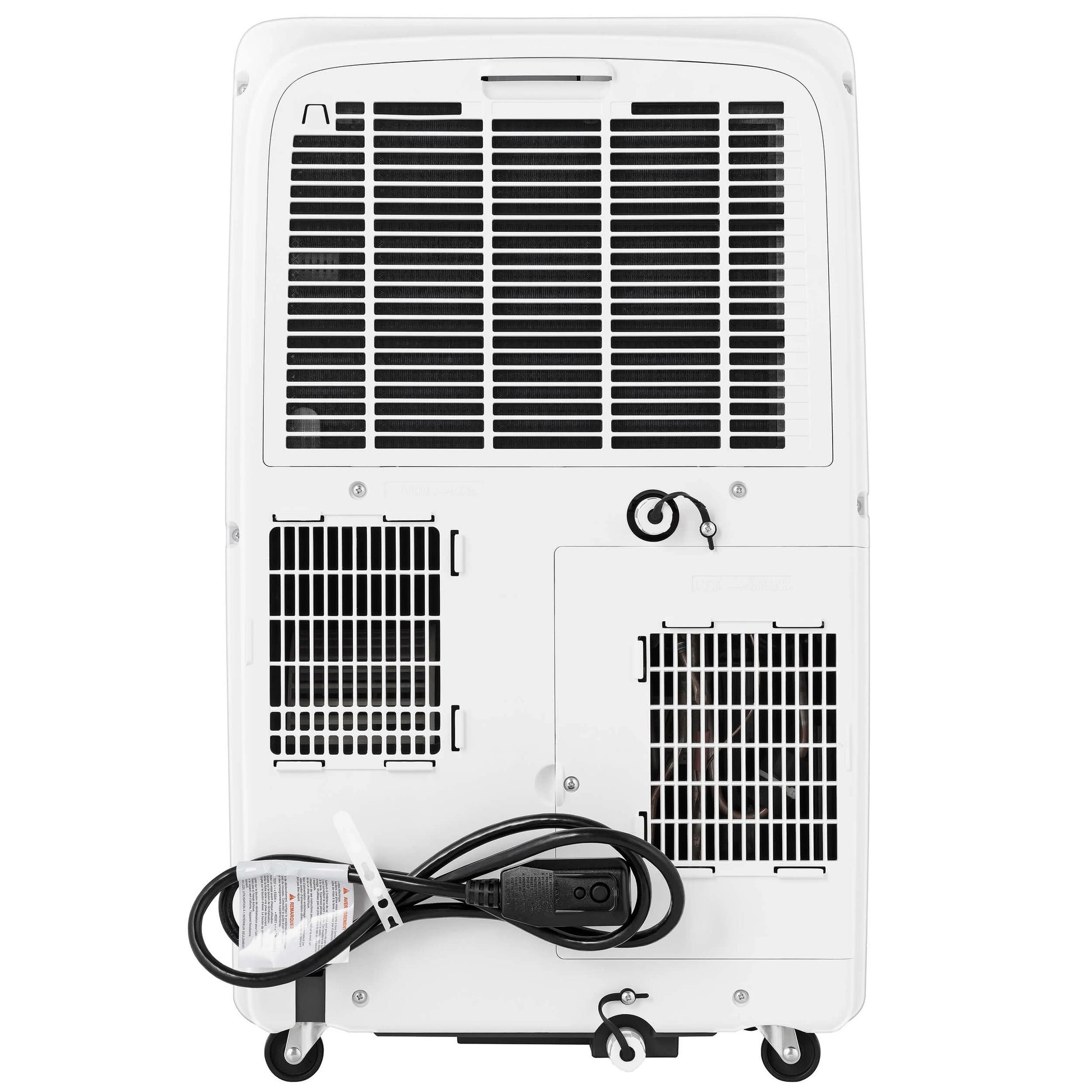 8000-BTU DOE (115-Volt) White Vented Portable Air Conditioner with Remote Cools 550-sq FT