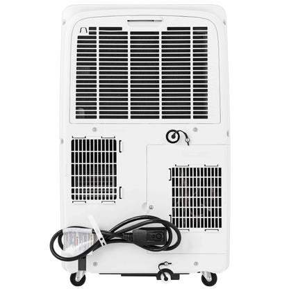 8000-BTU DOE (115-Volt) White Vented Portable Air Conditioner with Remote Cools 550-sq FT