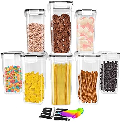 2 lt. Food Storage Container Set - Black (12 Pcs)