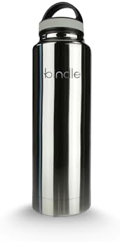 13 fl Oz Stainless Steel Sip & Stash Bottle - Stainless Gray