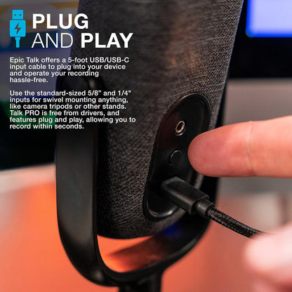 JBuds Talk USB Microphone - Black