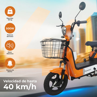 500w Electric Bike - Orange